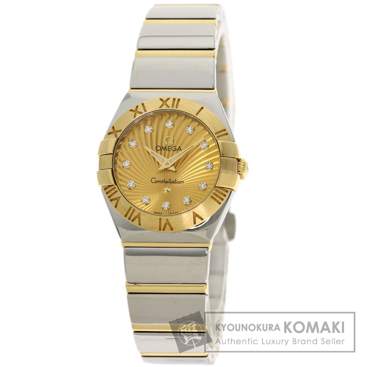 OMEGA オメガ 123.20.24.60.58.002 コンステレーション ポリッシュ 腕時計 SS レディース 中古