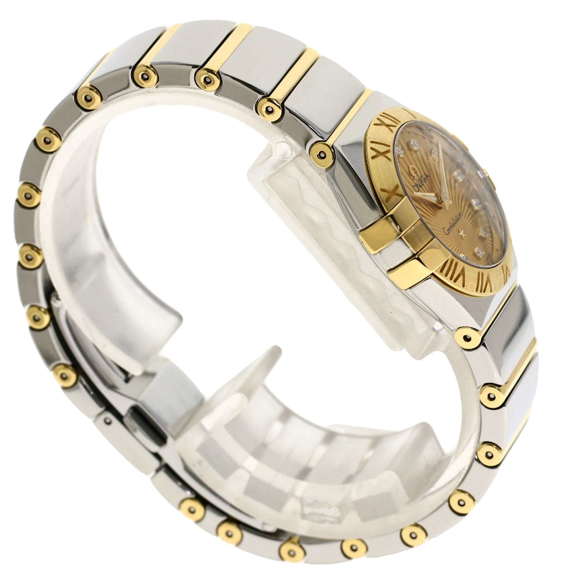 OMEGA オメガ 123.20.24.60.58.002 コンステレーション ポリッシュ 腕時計 SS レディース 中古
