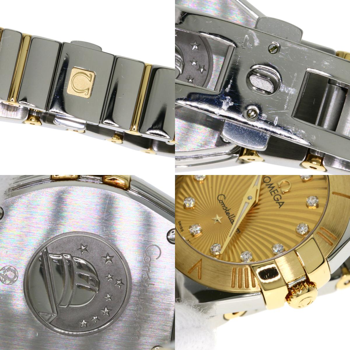 OMEGA オメガ 123.20.24.60.58.002 コンステレーション ポリッシュ 腕時計 SS レディース 中古