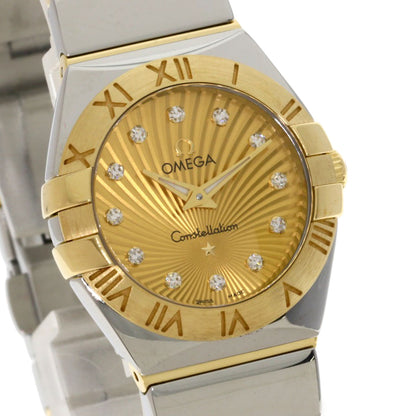 OMEGA オメガ 123.20.24.60.58.002 コンステレーション ポリッシュ 腕時計 SS レディース 中古