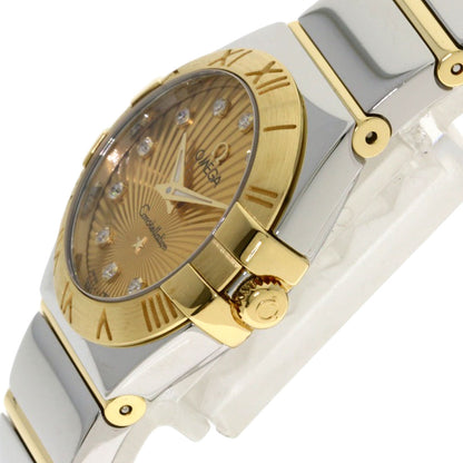 OMEGA オメガ 123.20.24.60.58.002 コンステレーション ポリッシュ 腕時計 SS レディース 中古