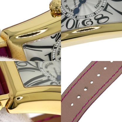FRANCK MULLER フランクミュラー 902QZ ロングアイランド 腕時計 K18YG レディース 中古