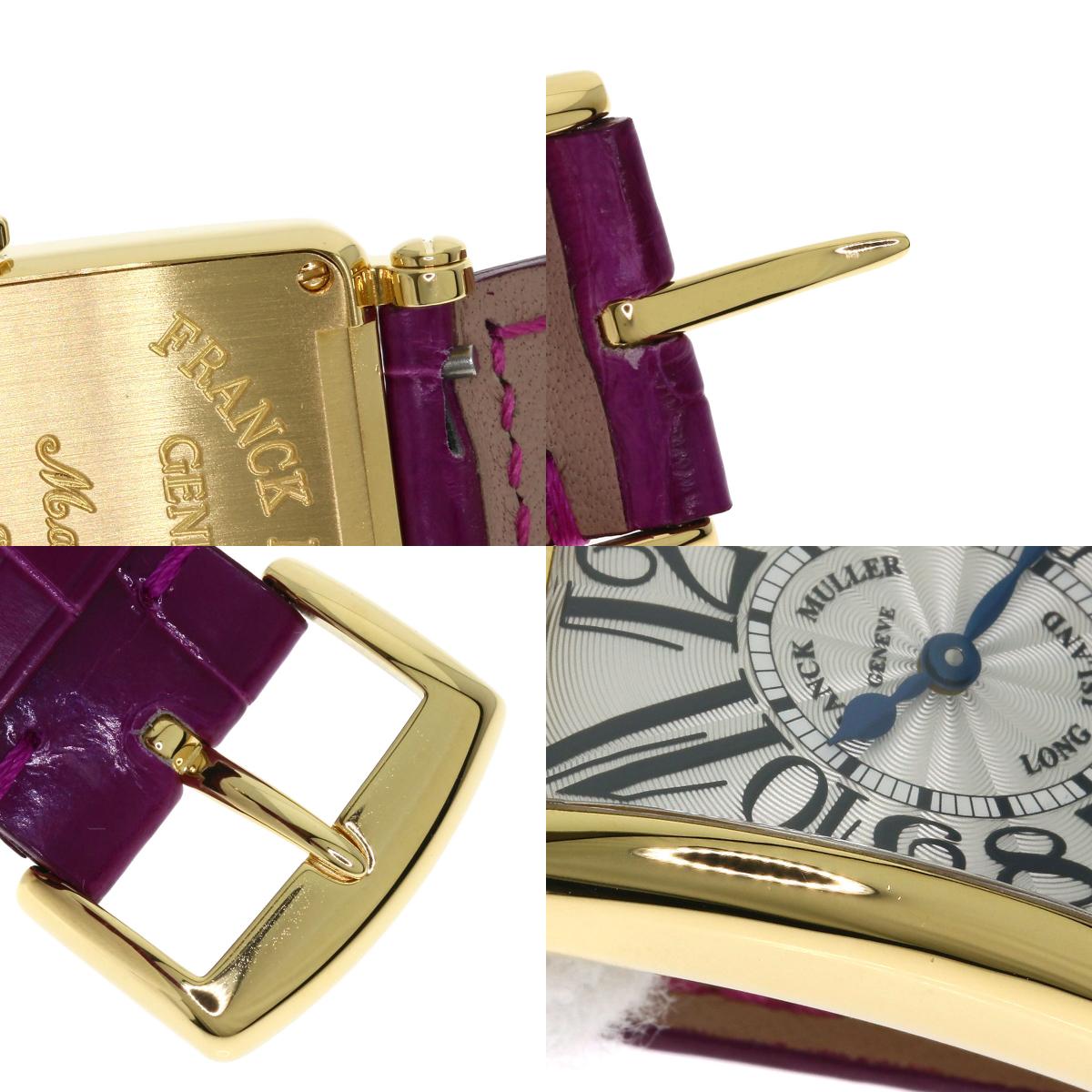 FRANCK MULLER フランクミュラー 902QZ ロングアイランド 腕時計 K18YG レディース 中古