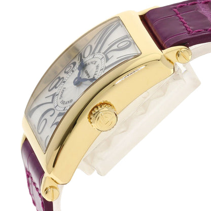 FRANCK MULLER フランクミュラー 902QZ ロングアイランド 腕時計 K18YG レディース 中古