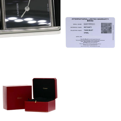 CARTIER カルティエ WSTA0071 タンクマスト ドゥカルティエ SM 腕時計 SS レディース 中古