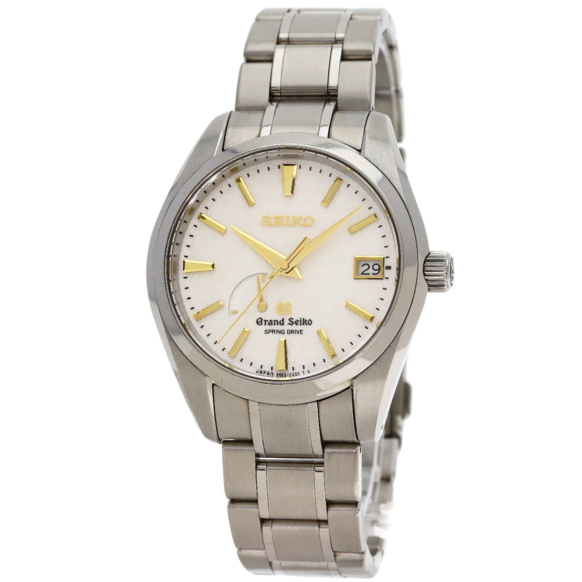 SEIKO セイコー SBGA059 9R65-0AE0 グランドセイコー 雪白　 腕時計 チタン チタン メンズ [中古] セイコー グランドセイコー 雪白 SBGA059 9R65-0AE0 腕時計 中古 | 京