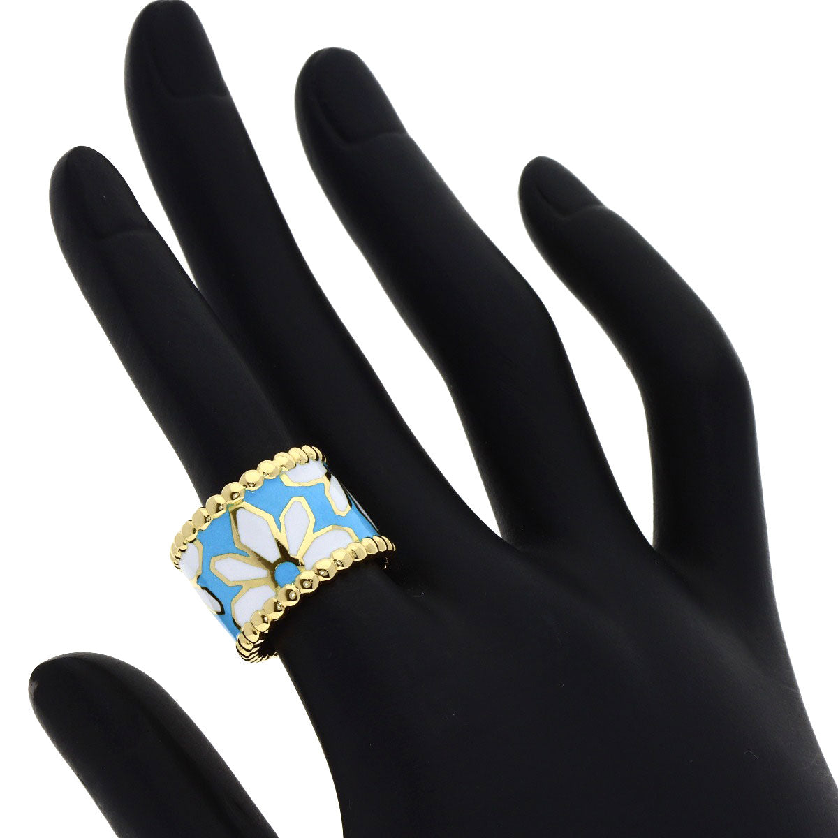 ヤーネス フラワー エナメル リング・指輪 中古 商品画像7