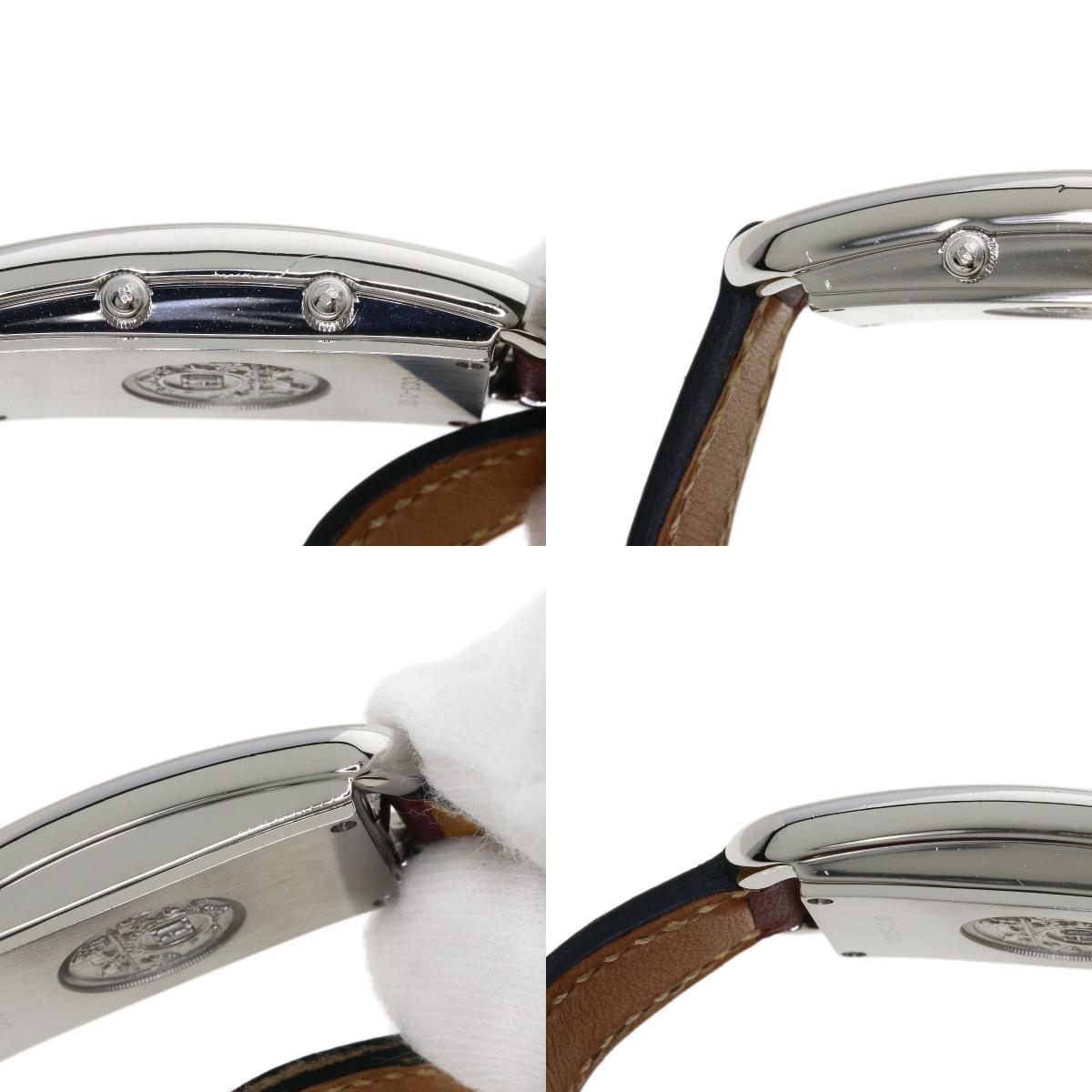 HERMES エルメス CC3.210 ケープコッド ドゥゾーン ドゥブルトゥール 腕時計 SS レディース 中古