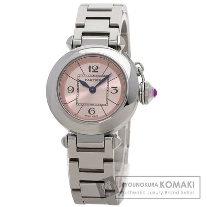 CARTIER カルティエ W3140008 ミスパシャ 腕時計 SS レディース 中古