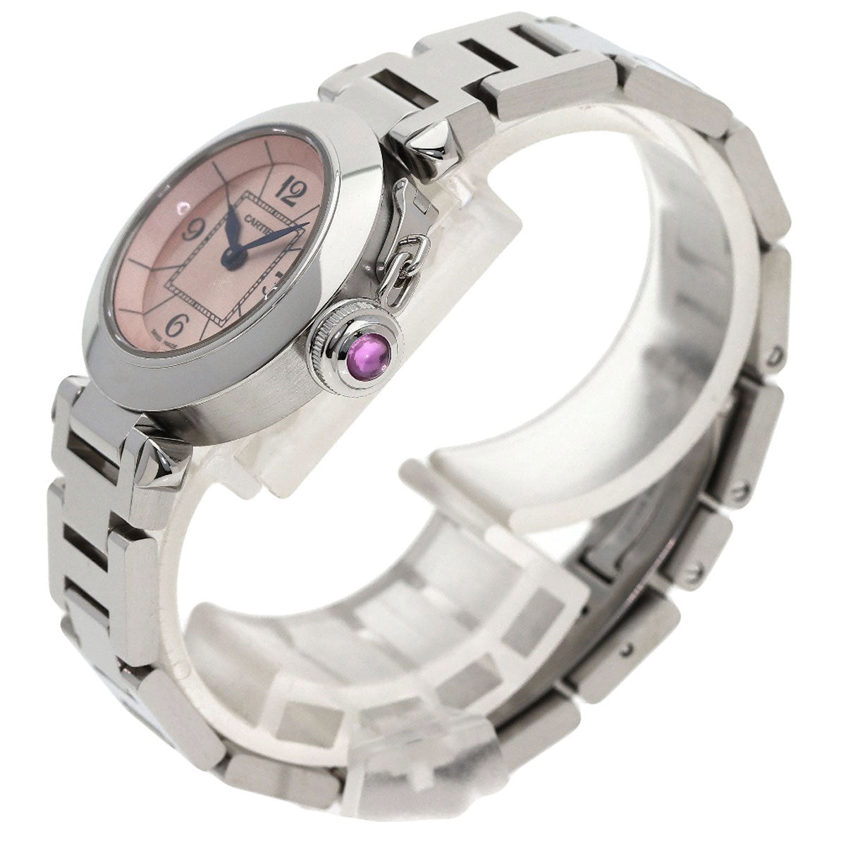 CARTIER カルティエ W3140008 ミスパシャ 腕時計 SS レディース 中古