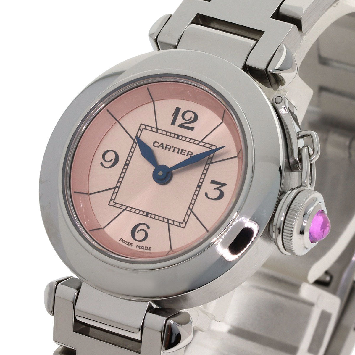 CARTIER カルティエ W3140008 ミスパシャ 腕時計 SS レディース 中古