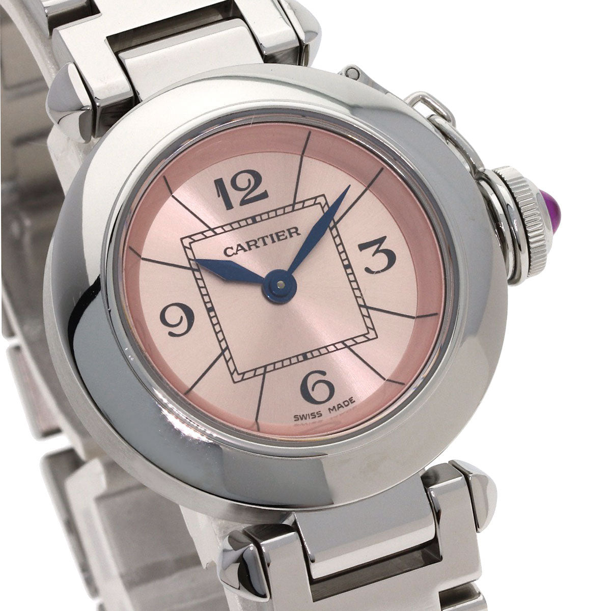 CARTIER カルティエ W3140008 ミスパシャ 腕時計 SS レディース 中古
