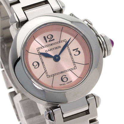 CARTIER カルティエ W3140008 ミスパシャ 腕時計 SS レディース 中古