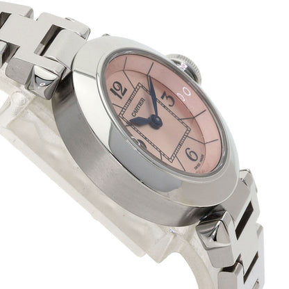 CARTIER カルティエ W3140008 ミスパシャ 腕時計 SS レディース 中古