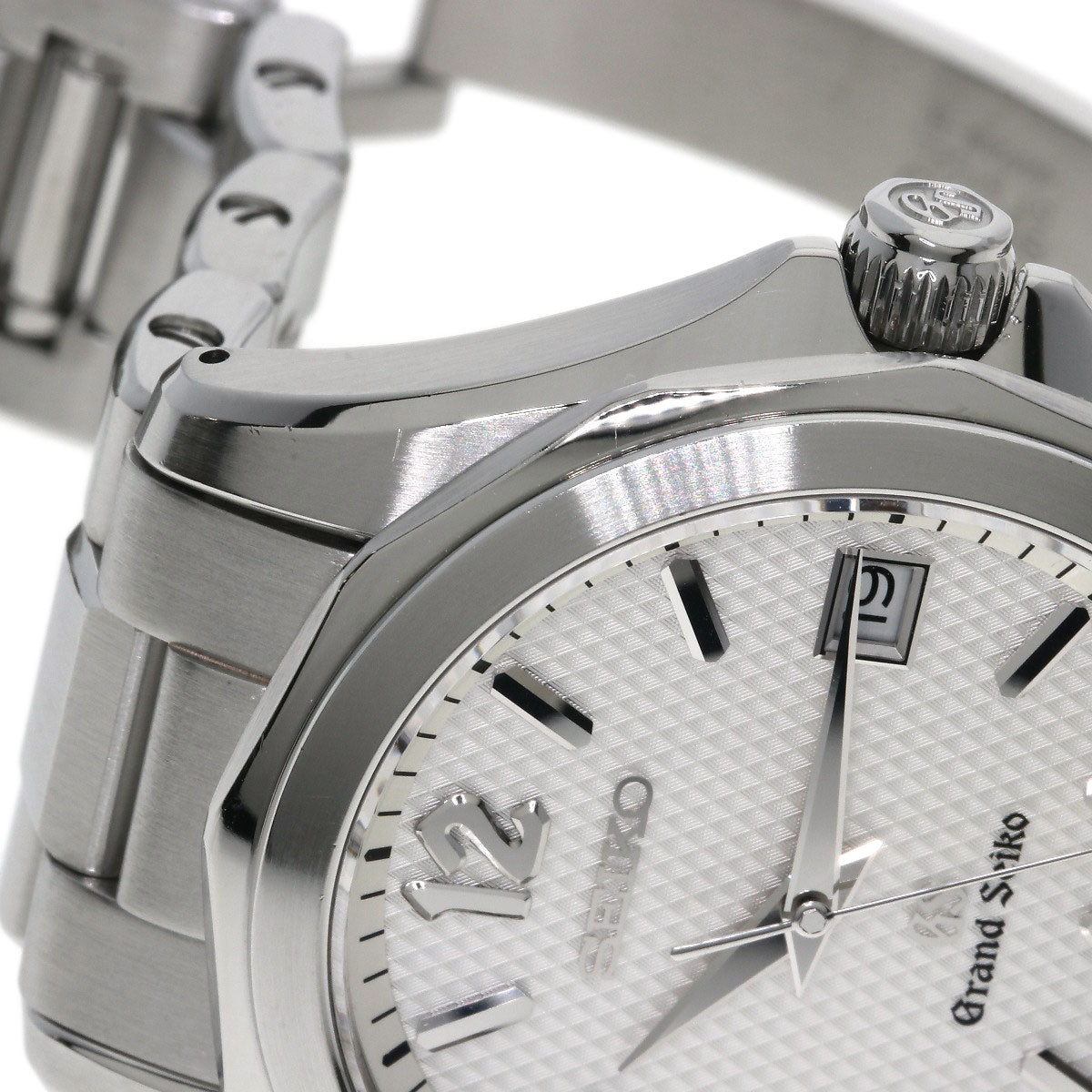 SEIKO セイコー SBGX033 9F62-0A60 グランドセイコー ラウンドフェイス 腕時計 SS メンズ 中古