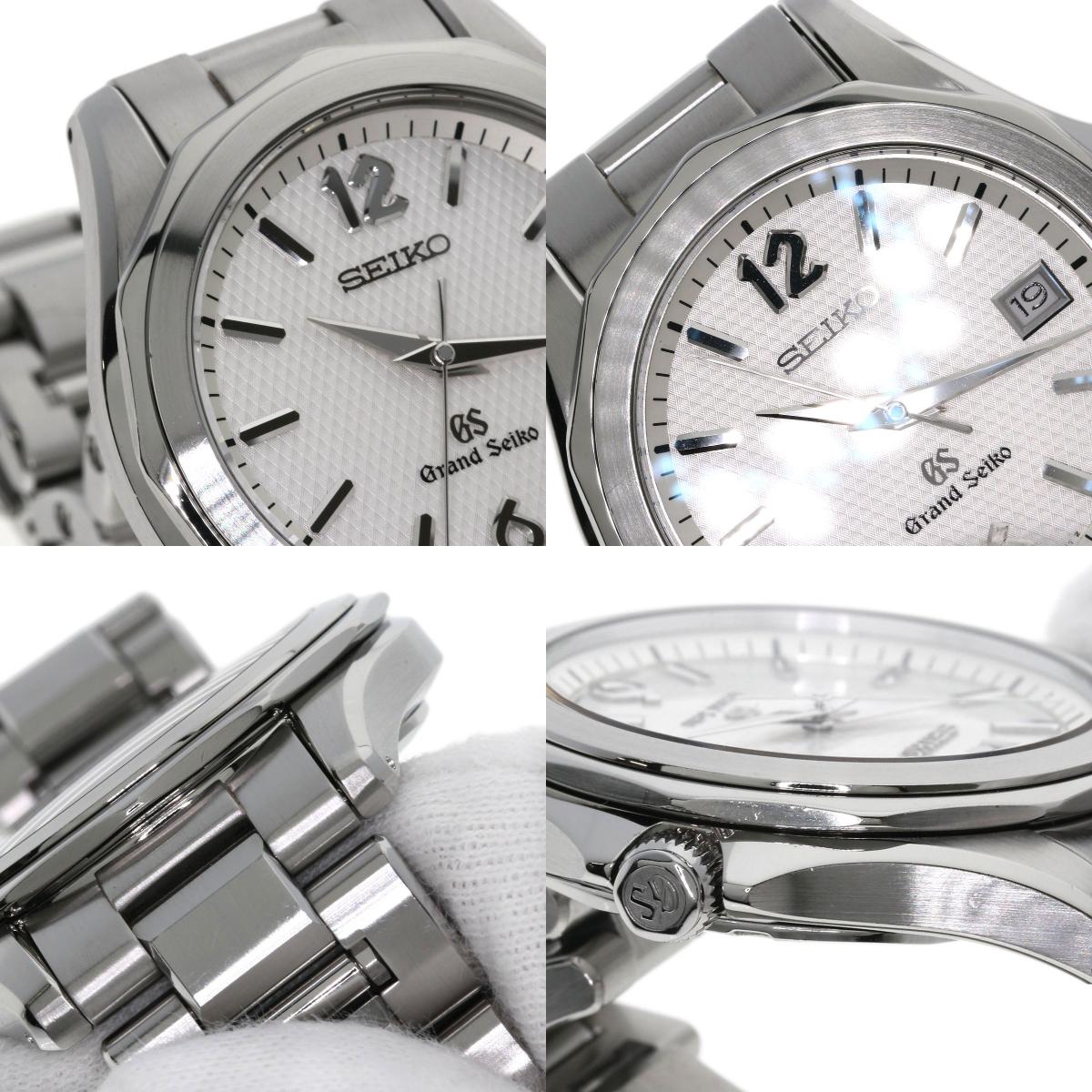 SEIKO セイコー SBGX033 9F62-0A60 グランドセイコー ラウンドフェイス 腕時計 SS メンズ 中古