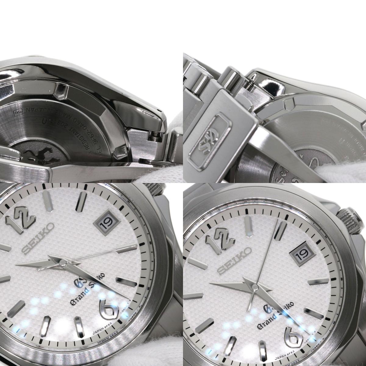SEIKO セイコー SBGX033 9F62-0A60 グランドセイコー ラウンドフェイス 腕時計 SS メンズ 中古