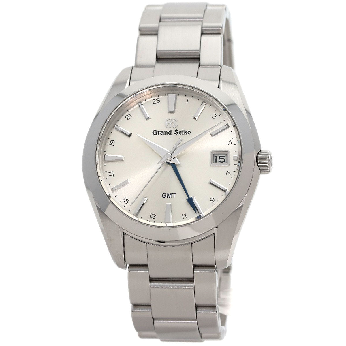 SEIKO セイコー SBGN011 9F86-0AF0 グランドセイコー ヘリテージ GMT 腕時計 SS メンズ 中古