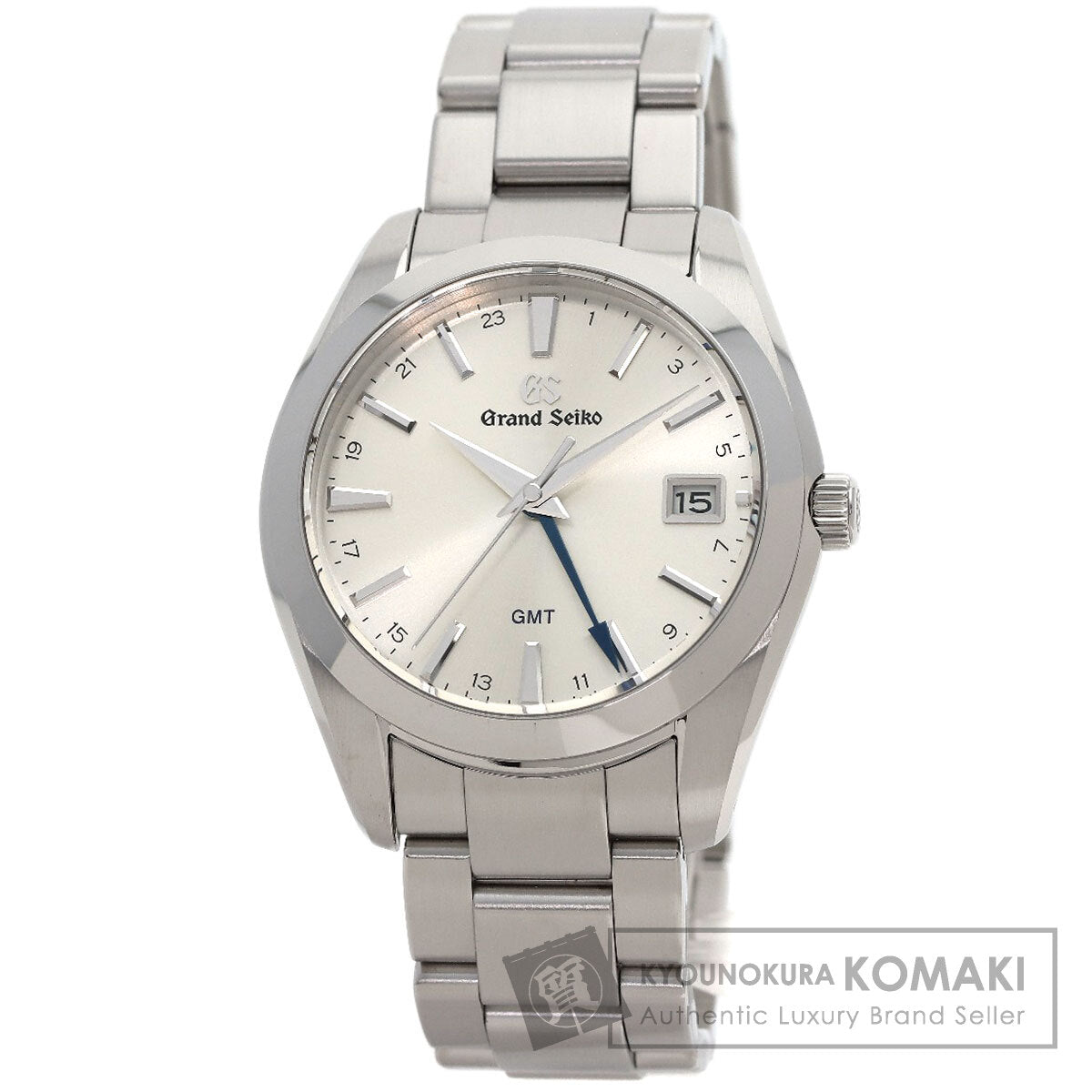SEIKO セイコー SBGN011 9F86-0AF0 グランドセイコー ヘリテージ GMT 腕時計 SS メンズ 中古