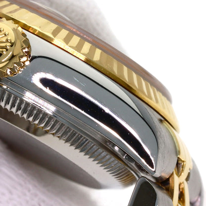 ROLEX ロレックス 79173G デイトジャスト 10P ダイヤモンド 腕時計 SS レディース 中古