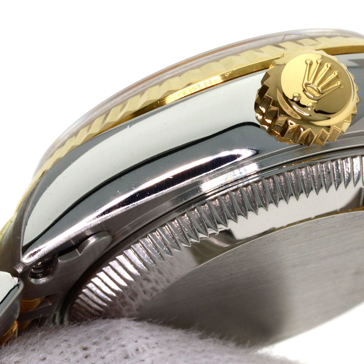 ROLEX ロレックス 79173G デイトジャスト 10P ダイヤモンド 腕時計 SS レディース 中古