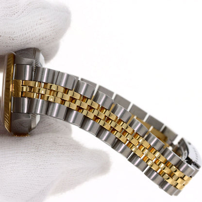 ROLEX ロレックス 79173G デイトジャスト 10P ダイヤモンド 腕時計 SS レディース 中古