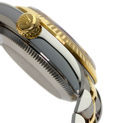 ROLEX ロレックス 67193G オイスターパーペチュアル 11P ダイヤモンド 腕時計 SS レディース 中古