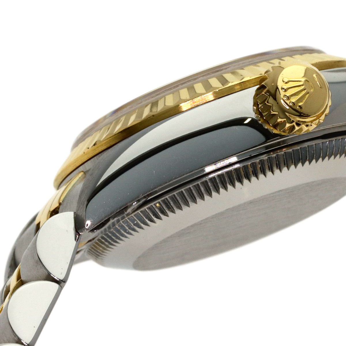 ROLEX ロレックス 67193G オイスターパーペチュアル 11P ダイヤモンド 腕時計 SS レディース 中古