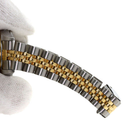 ROLEX ロレックス 67193G オイスターパーペチュアル 11P ダイヤモンド 腕時計 SS レディース 中古
