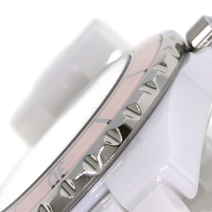 CHANEL シャネル H4467 J12 2015年世界限定1200本 ソフトピンク 腕時計 セラミック レディース 中古