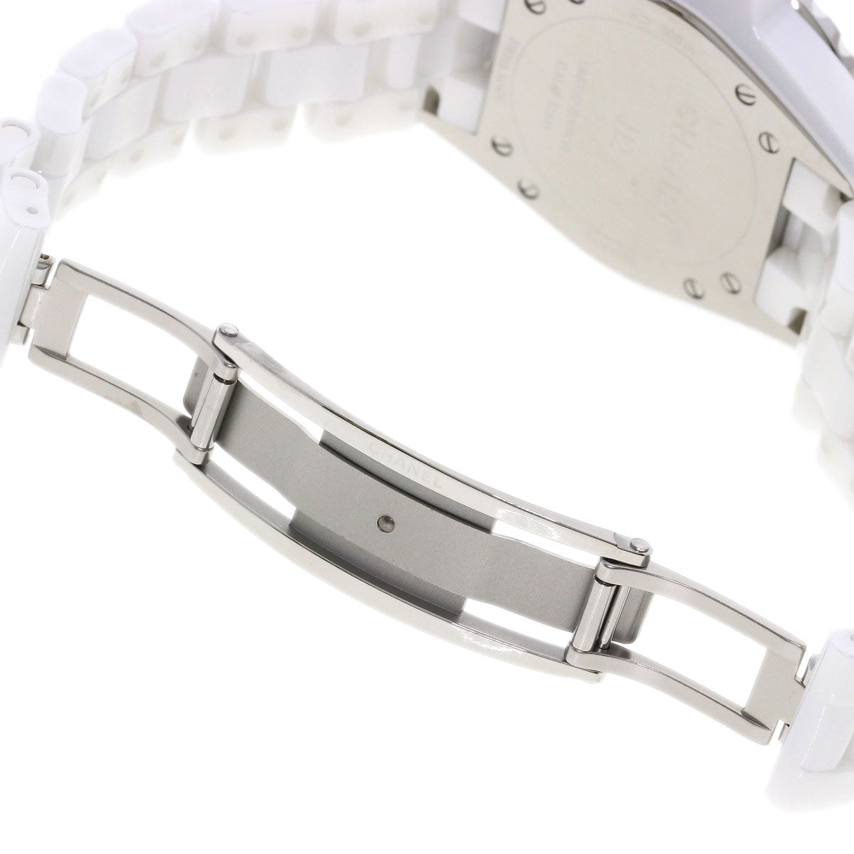 CHANEL シャネル H4467 J12 2015年世界限定1200本 ソフトピンク 腕時計 セラミック レディース 中古