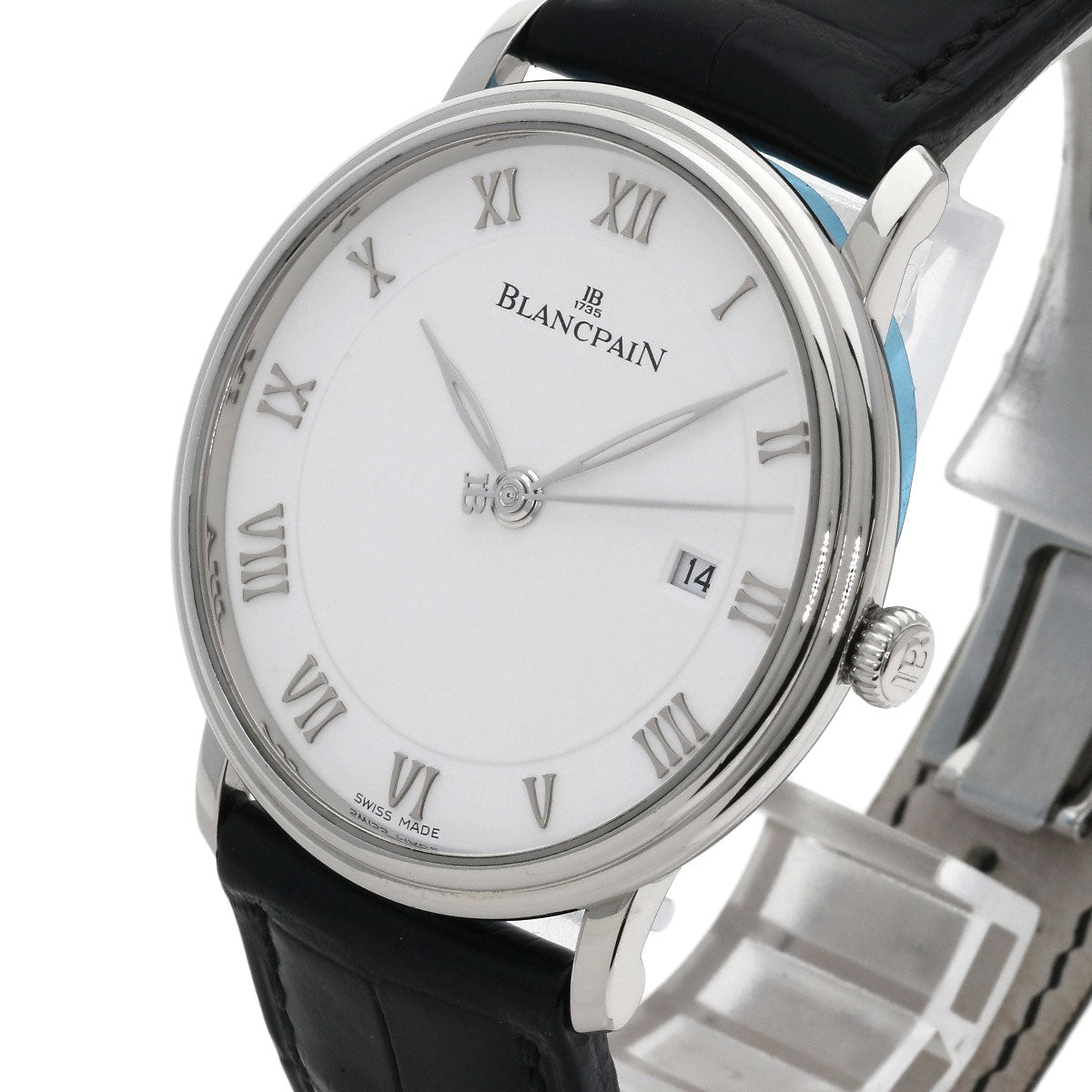 Blancpain ブランパン 6651-1127-55B ヴィルレ ウルトラスリム デイト 40mm 腕時計 SS メンズ 中古