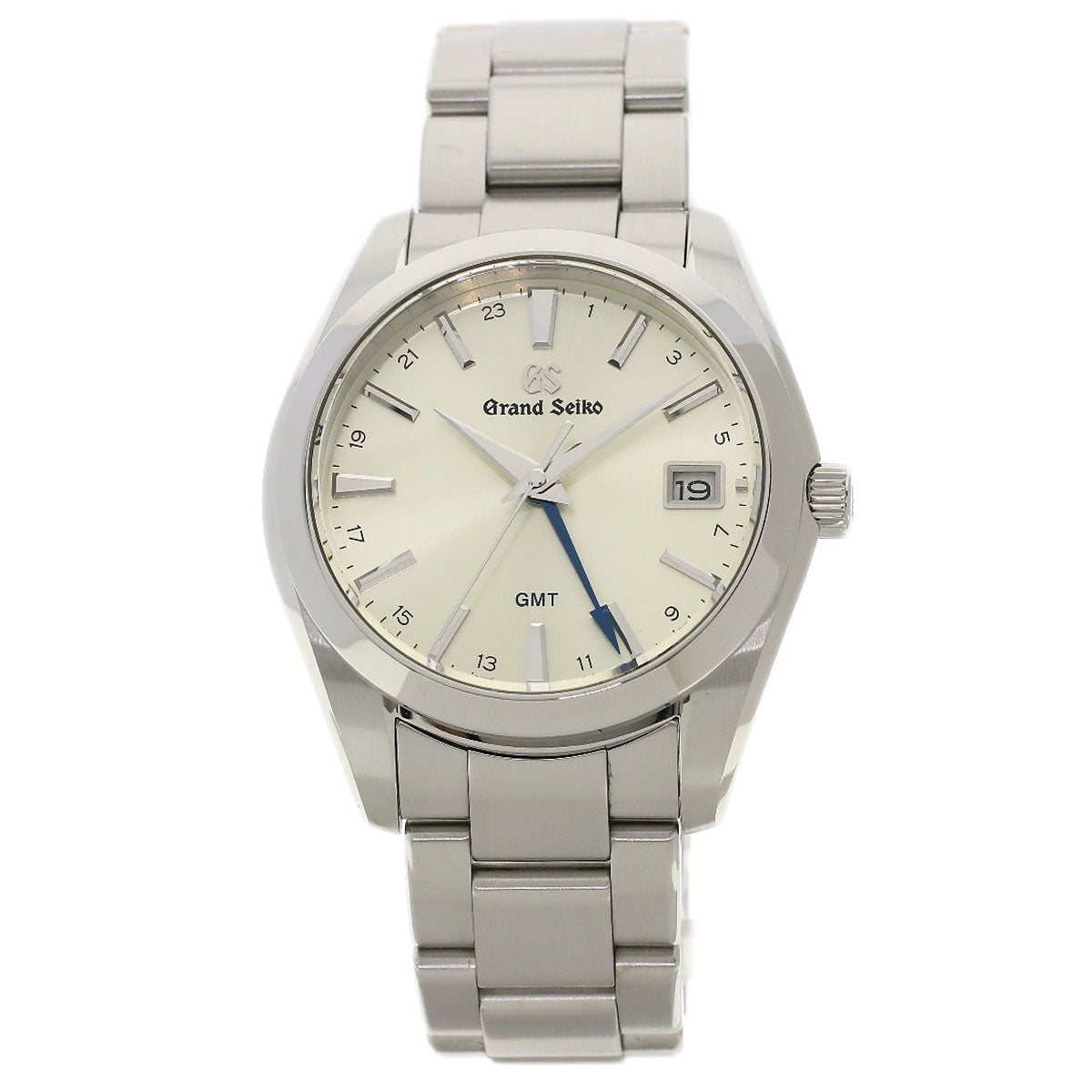 SEIKO セイコー SBGN011 9F86-0AF0 グランドセイコー ヘリテージ GMT 腕時計 SS メンズ 中古