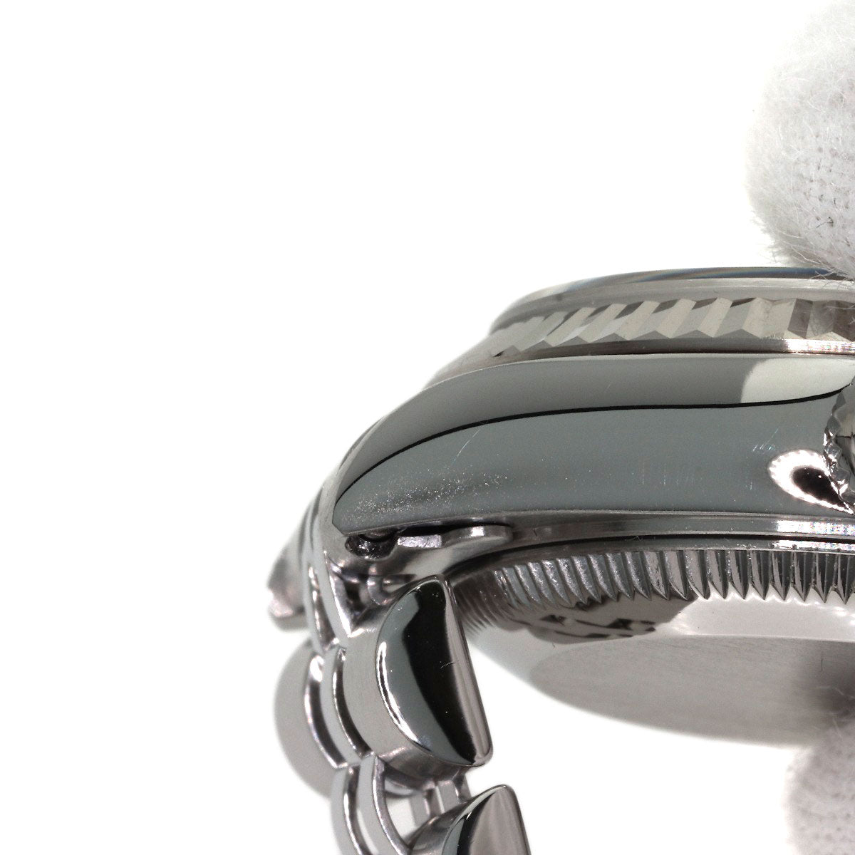 ROLEX ロレックス 69174G デイトジャスト 10P ダイヤモンド 腕時計 SS レディース 中古