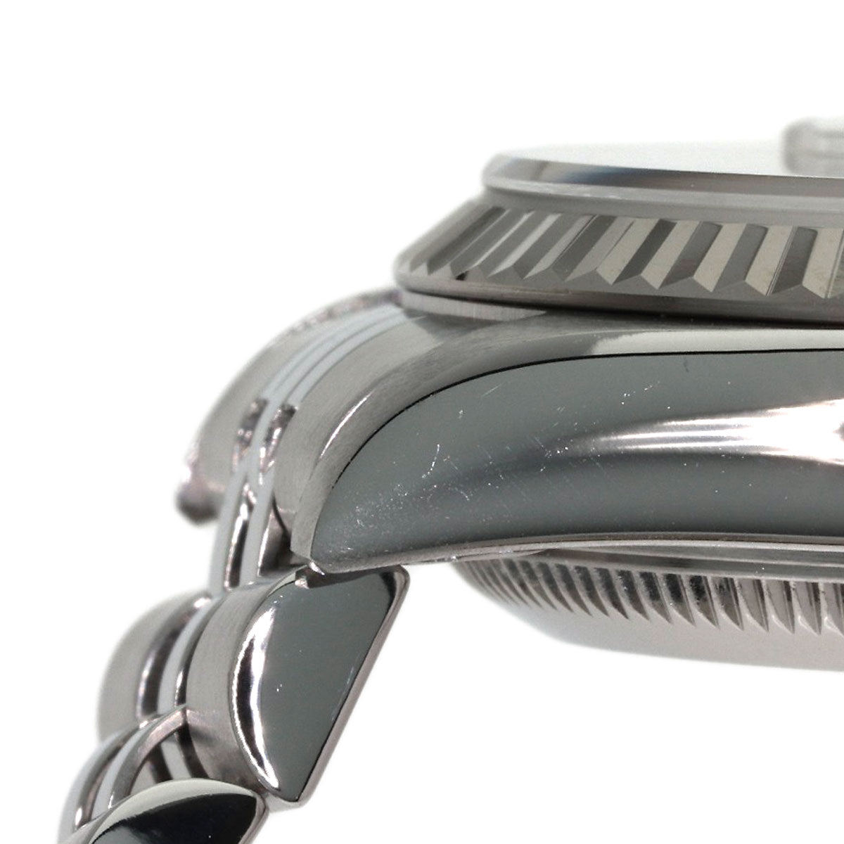 ROLEX ロレックス 69174G デイトジャスト 10P ダイヤモンド 腕時計 SS レディース 中古