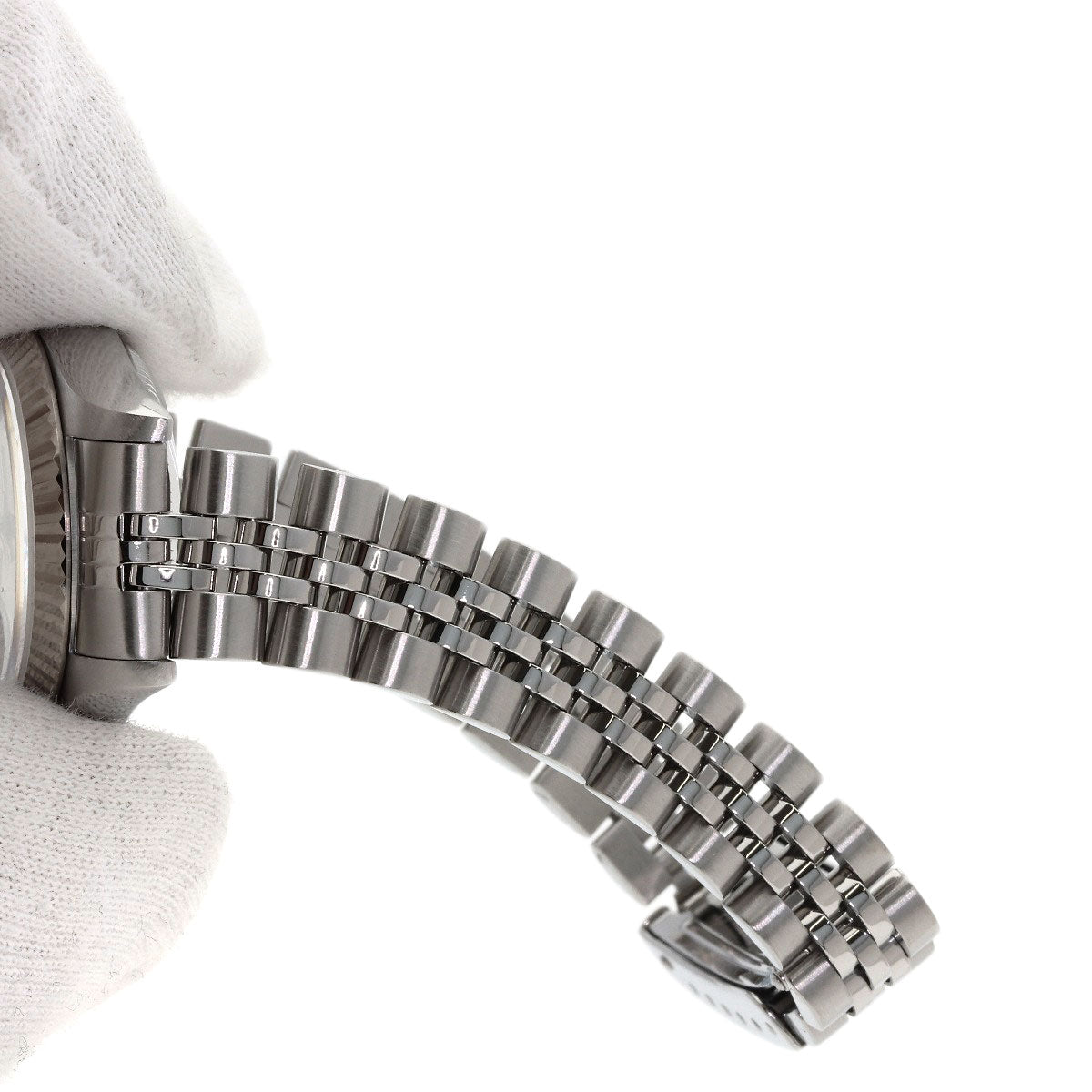ROLEX ロレックス 69174G デイトジャスト 10P ダイヤモンド 腕時計 SS レディース 中古