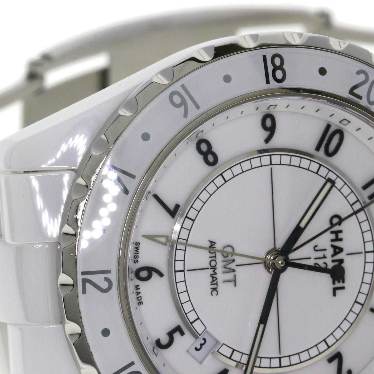 CHANEL シャネル H2126 J12 42mm GMT 腕時計 セラミック メンズ 中古