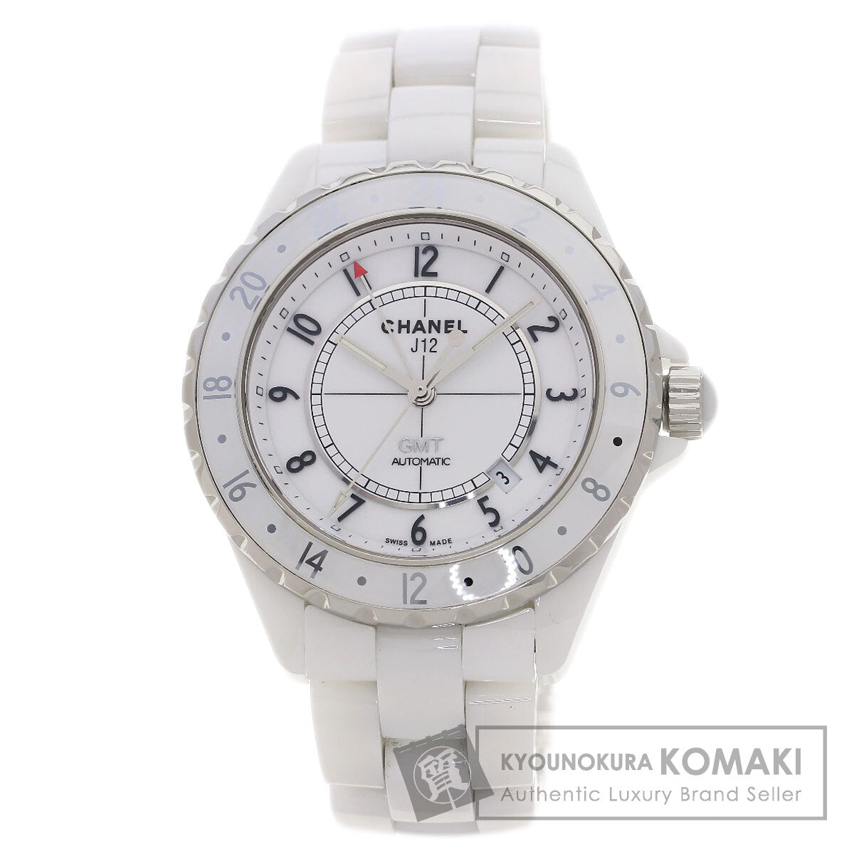 CHANEL シャネル H2126 J12 42mm GMT 腕時計 セラミック メンズ 中古