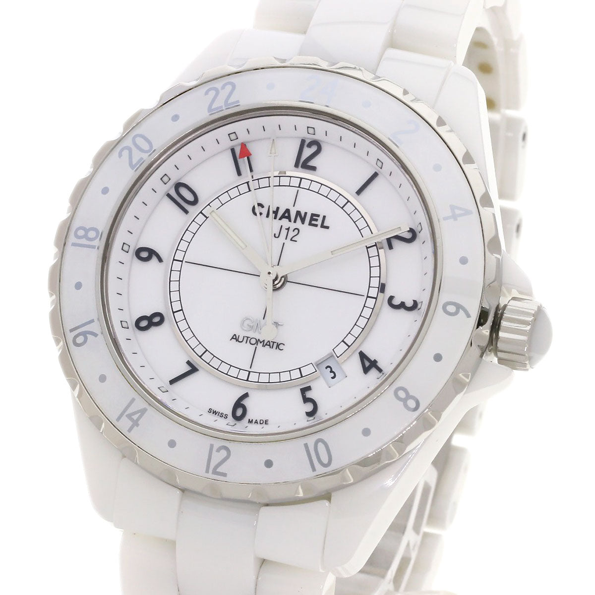 CHANEL シャネル H2126 J12 42mm GMT 腕時計 セラミック メンズ 中古