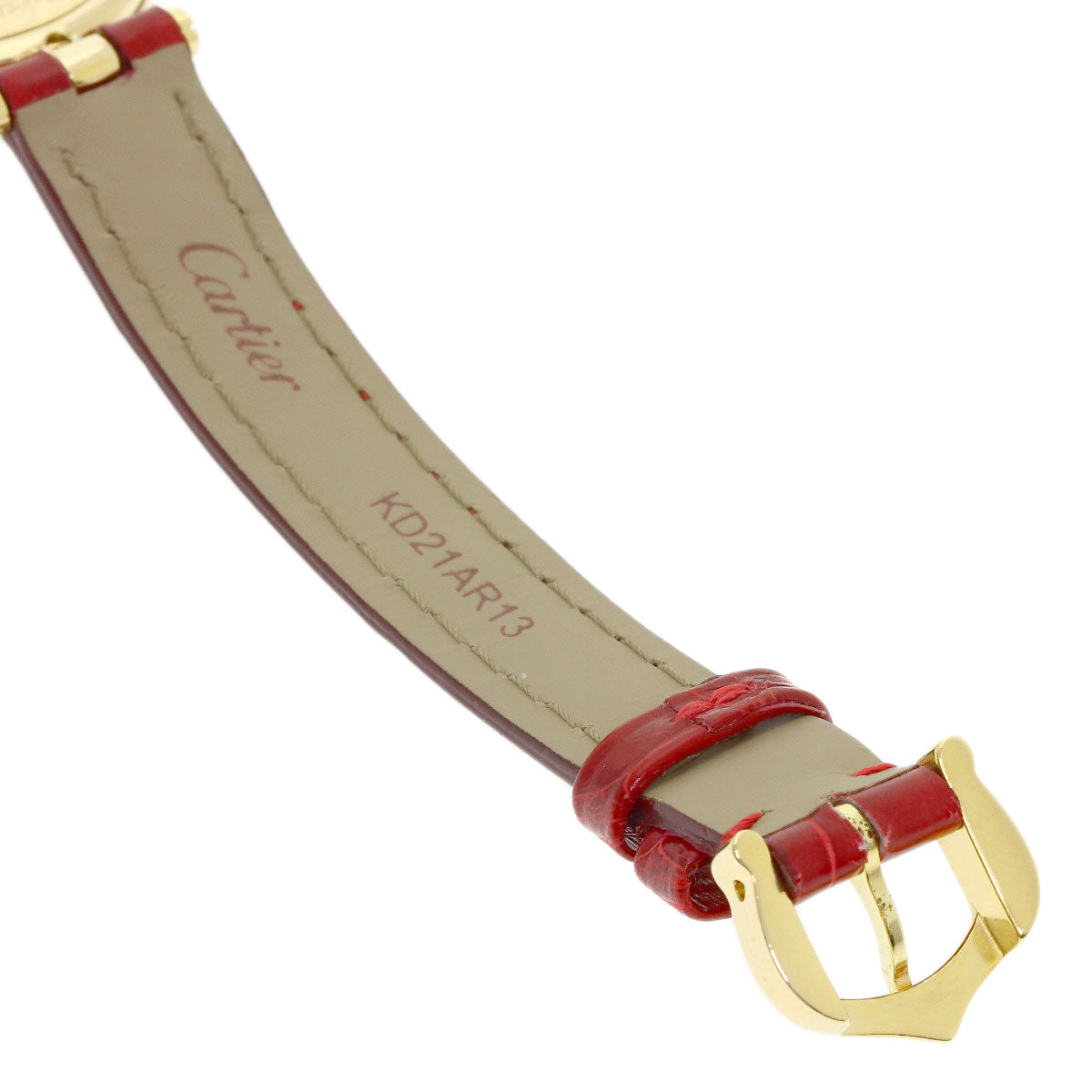 CARTIER カルティエ マストヴァンドーム 腕時計 K18YG レディース 中古
