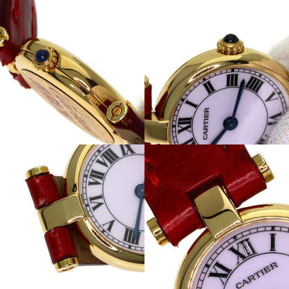 CARTIER カルティエ マストヴァンドーム 腕時計 K18YG レディース 中古