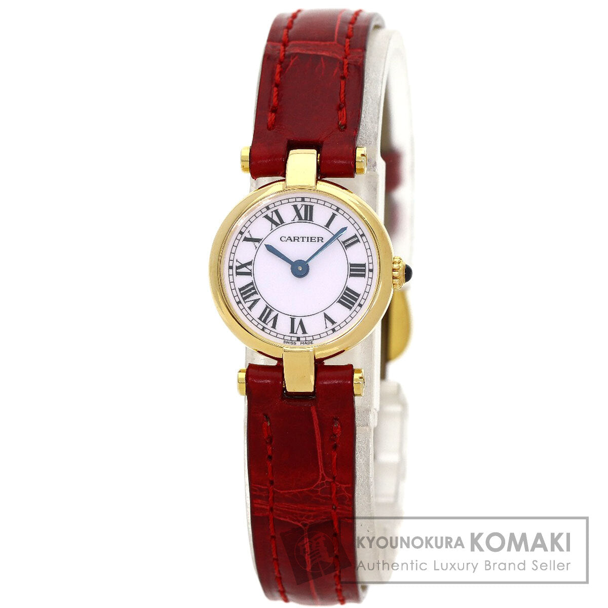 CARTIER カルティエ マストヴァンドーム 腕時計 K18YG レディース 中古