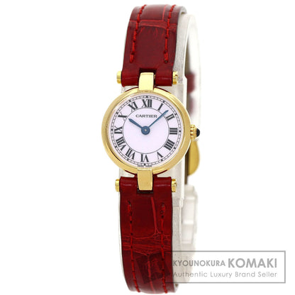 CARTIER カルティエ マストヴァンドーム 腕時計 K18YG レディース 中古