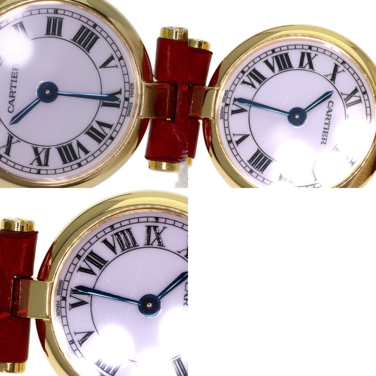 CARTIER カルティエ マストヴァンドーム 腕時計 K18YG レディース 中古