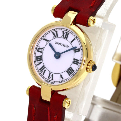 CARTIER カルティエ マストヴァンドーム 腕時計 K18YG レディース 中古