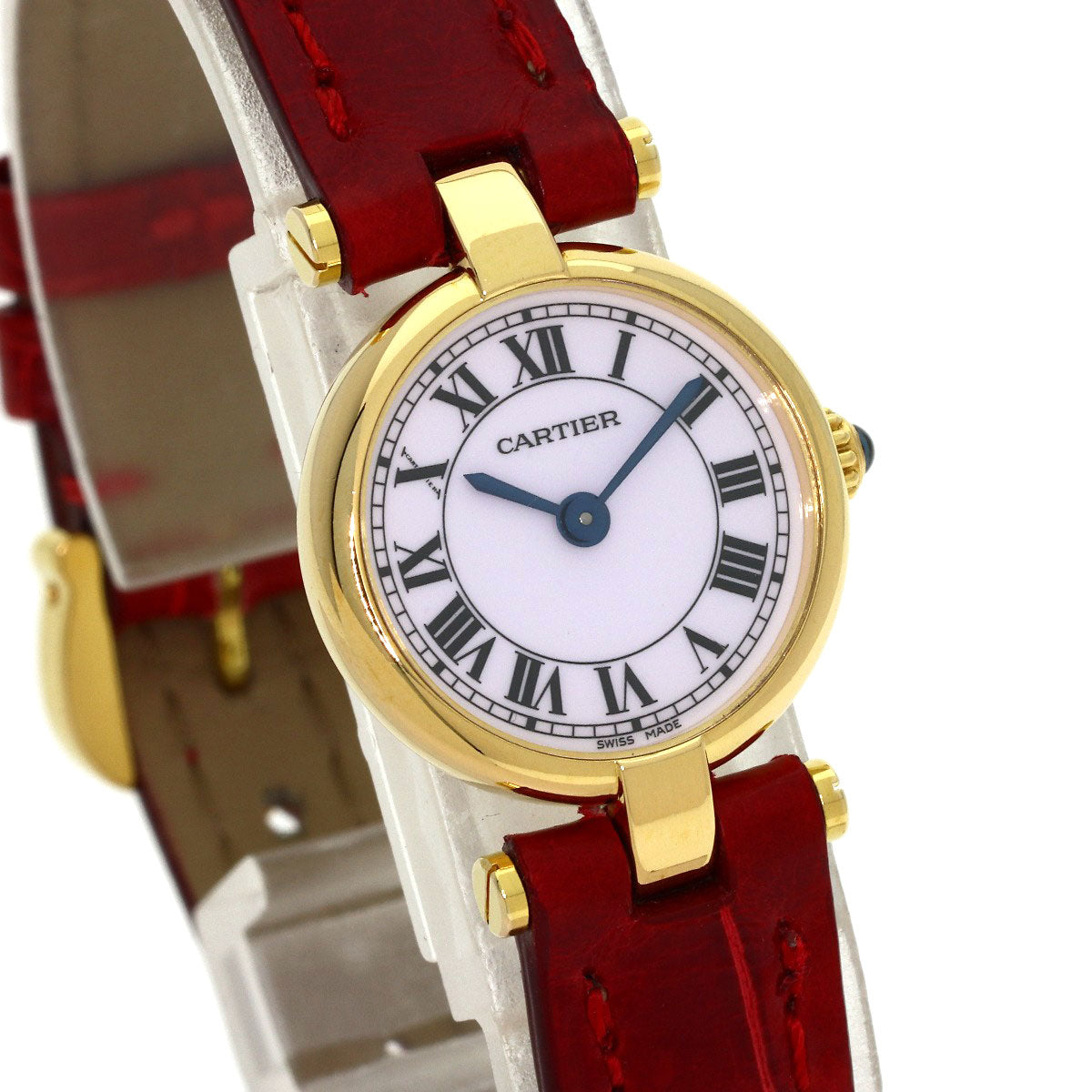 CARTIER カルティエ マストヴァンドーム 腕時計 K18YG レディース 中古