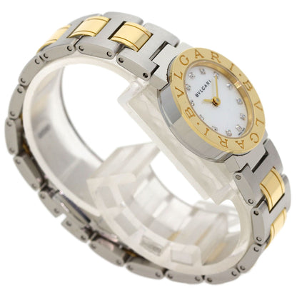 BVLGARI ブルガリ BB23SG ブルガリブルガリ 12P ダイヤモンド 腕時計 SS レディース 中古