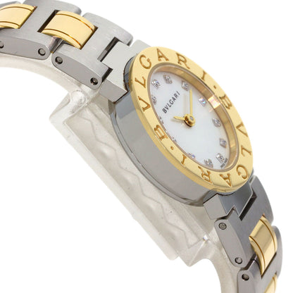 BVLGARI ブルガリ BB23SG ブルガリブルガリ 12P ダイヤモンド 腕時計 SS レディース 中古