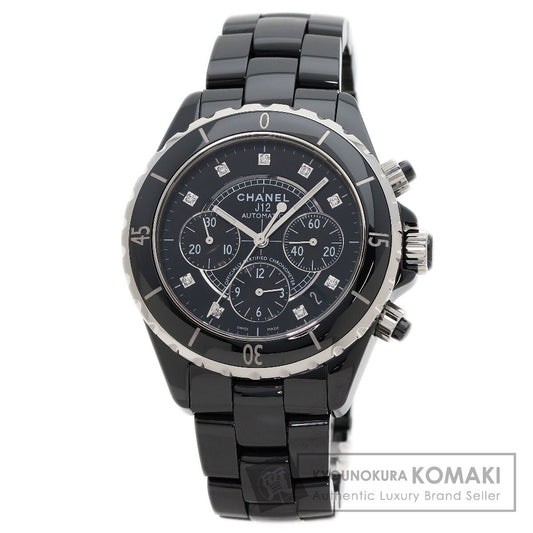 シャネル H2419 J12 クロノグラフ 41mm 9P ダイヤモンド 腕時計 中古 商品画像1