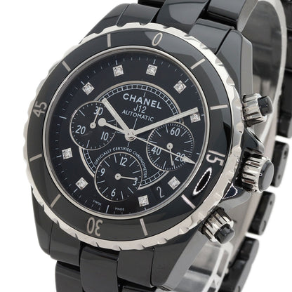 シャネル H2419 J12 クロノグラフ 41mm 9P ダイヤモンド 腕時計 中古 商品画像4